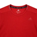 Red Adidas Running Tee Flat Lay.png